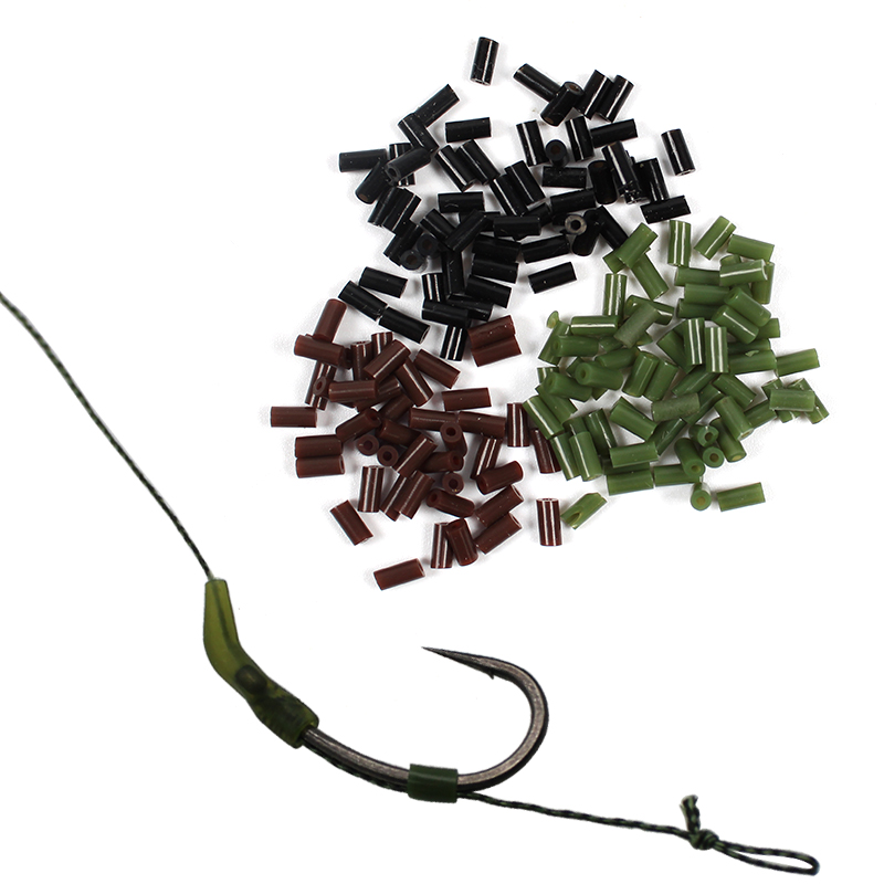 Fishing Equipment Basics - 200pcs/box Fishing Silicon Hair Sleeve Fit