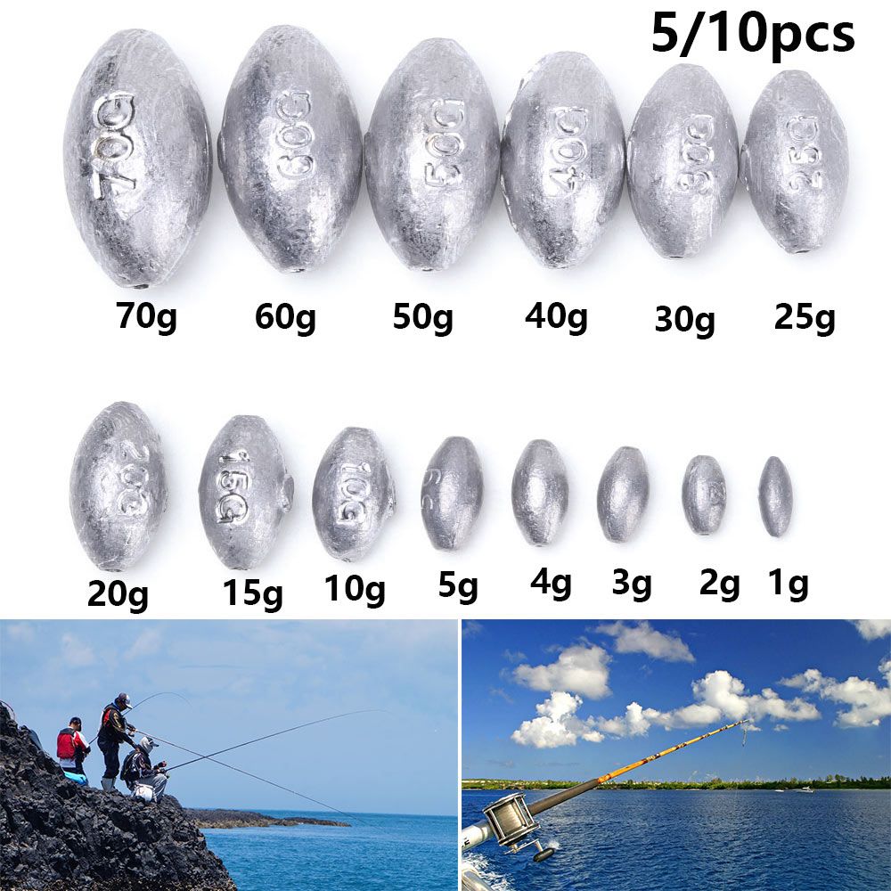 Fishing Equipment Basics - 5/10Pcs High Quality Line Sinkers Weights