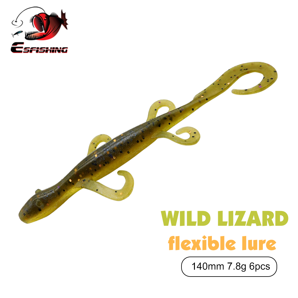 Fishing Equipment Parts - ESFISHING fishing Lures Wild Lizard 140mm