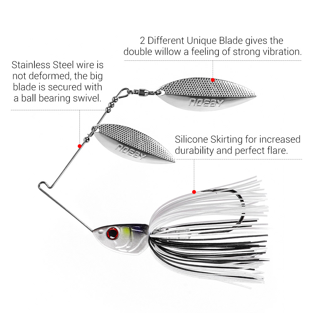 Noeby Spinnerbait 10.5g 14g 21 - Fishing Equipment Parts incelemesi ve fiyatı