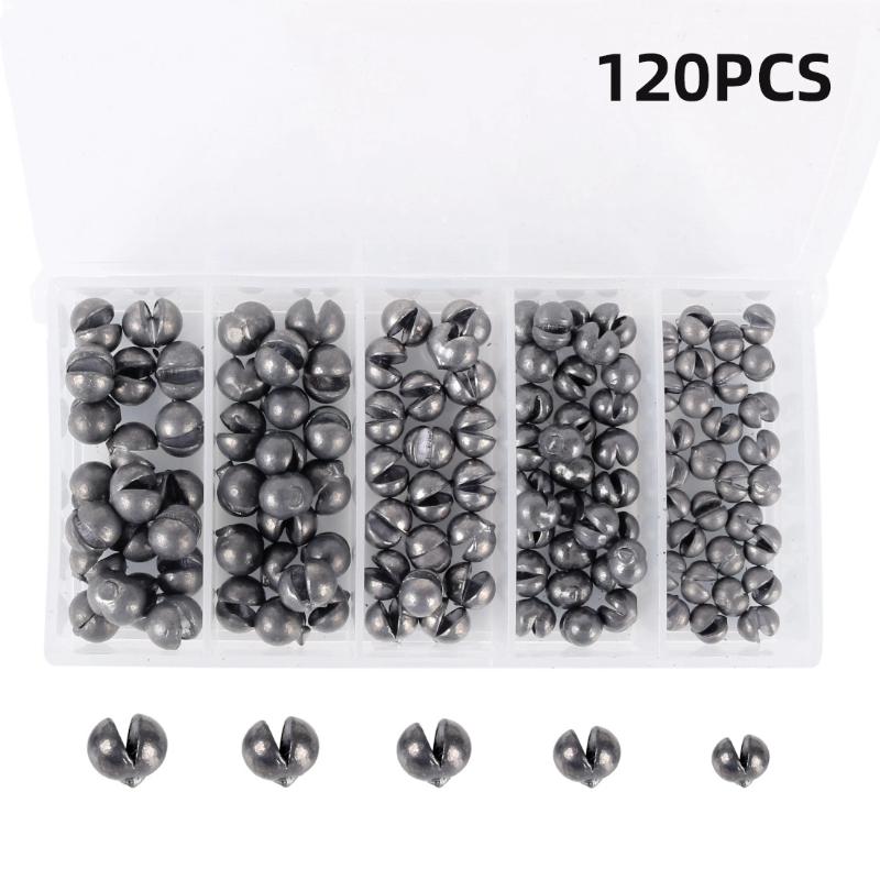 100/120Pcs Fishing Weights Kit - Freshwater Fishing Kit incelemesi ve fiyatı