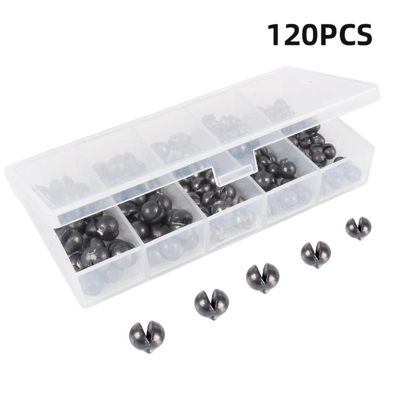 100/120Pcs Fishing Weights Kit - Freshwater Fishing Kit incelemesi ve fiyatı