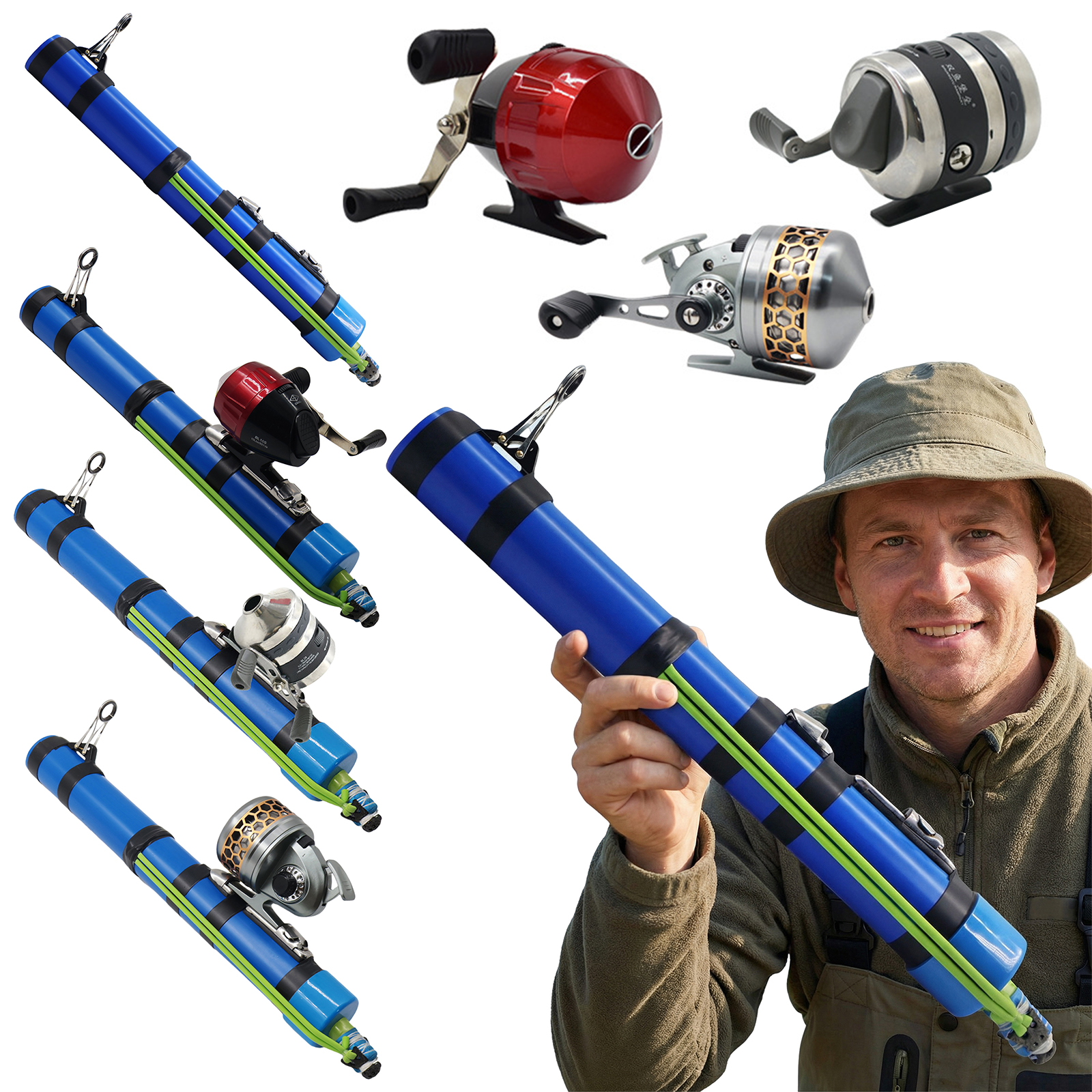 Lure  Fishings Tool with Reel  - Fishing Equipment Rod incelemesi ve fiyatı