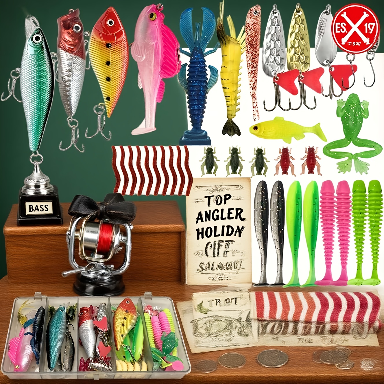 133Pcs Premium Fishing Lures T - Freshwater Fishing Kit incelemesi ve fiyatı
