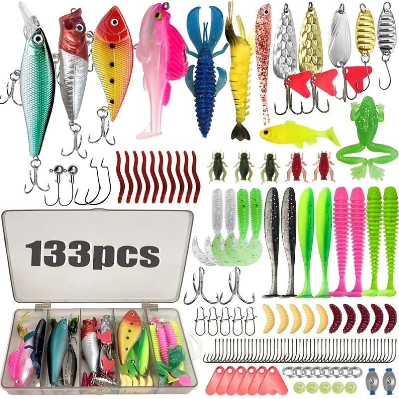 133Pcs Premium Fishing Lures T - Freshwater Fishing Kit incelemesi ve fiyatı