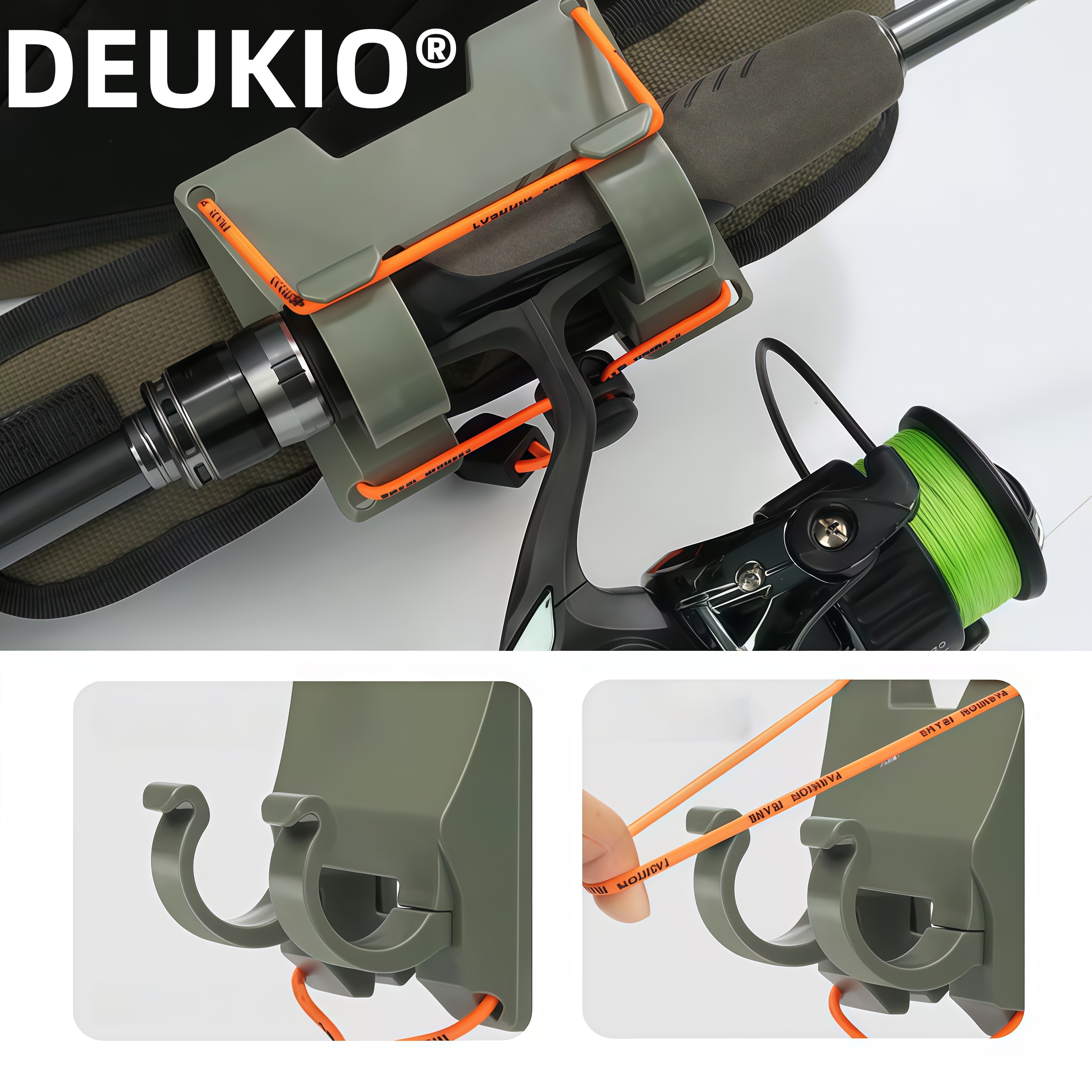 DEUKIO Outdoor Belt Clip Rod H - Fishing Equipment Rod incelemesi ve fiyatı